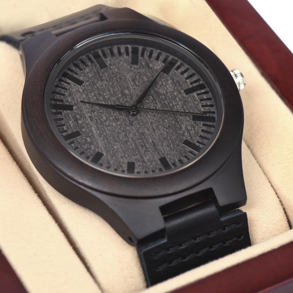 To My Man Inspiration – Wooden Watch