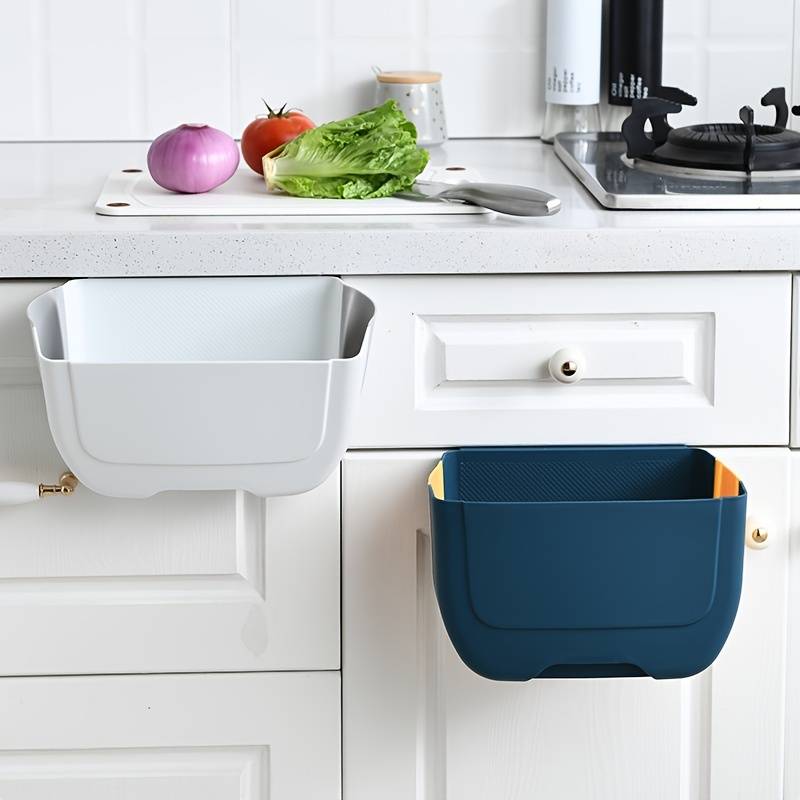 Cabinet-Mounted Kitchen Trash Bin