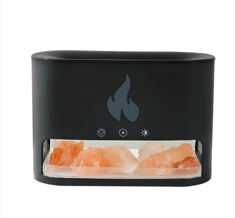 Cozy Flame Mist Humidifier with Aromatherapy