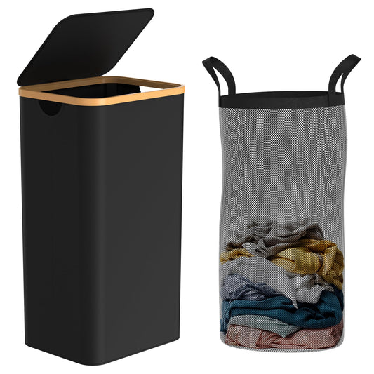 Slim Space Saving Laundry Hamper