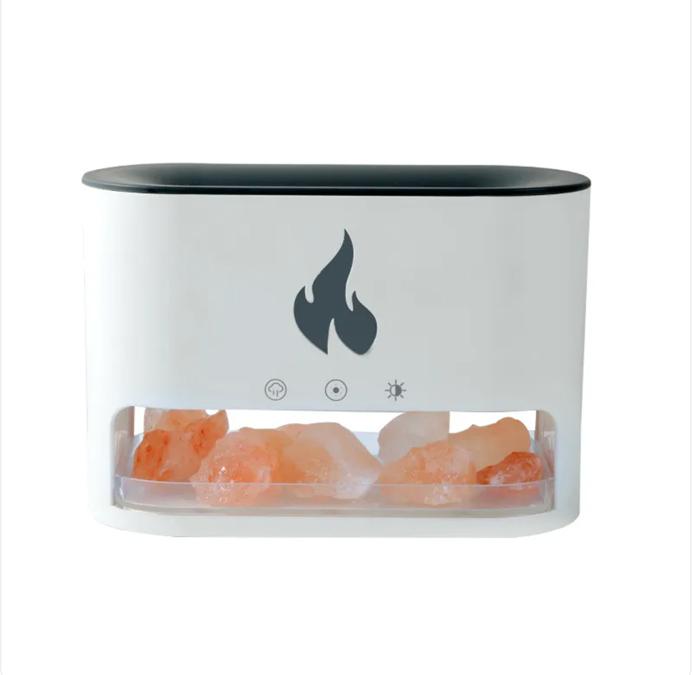 Cozy Flame Mist Humidifier with Aromatherapy