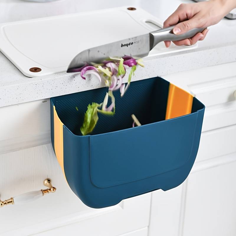 Cabinet-Mounted Kitchen Trash Bin