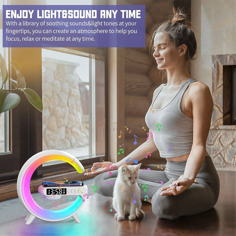 Smart G Lamp Wireless Charger & Bluetooth Speaker
