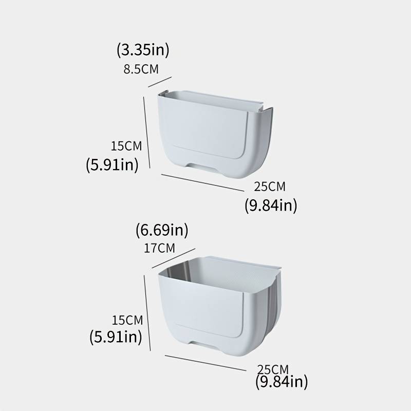 Cabinet-Mounted Kitchen Trash Bin