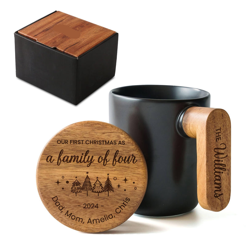 Acacia Wood Coffee Mug