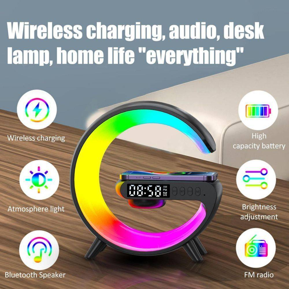 Smart G Lamp Wireless Charger & Bluetooth Speaker
