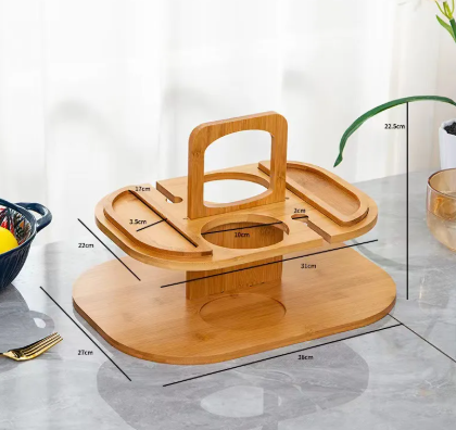 Portable Wine & Glass Holder Rack